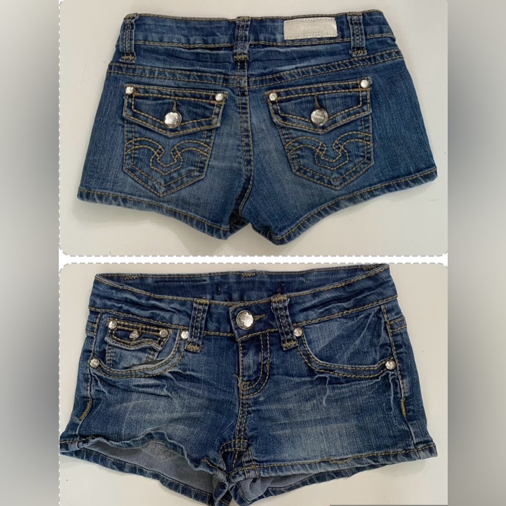 Zco Jeans y2k early-mid 2000s low rise mini denim shorts